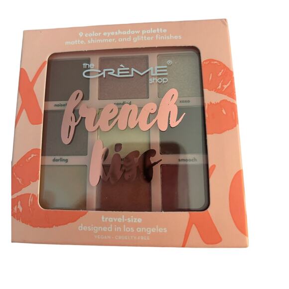 The Creme Shop 9 Color Eyeshadow Palette, French Kiss - Picture 1 of 5